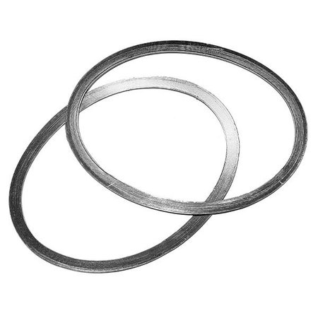 BOILERSOURCE Handhole Gasket, Spiral Wound, 3 in x 4 in x 3/8 in, 0.175 in thick, Elliptical, PK 2 S999-3X4X3/8X0.175E-PK2